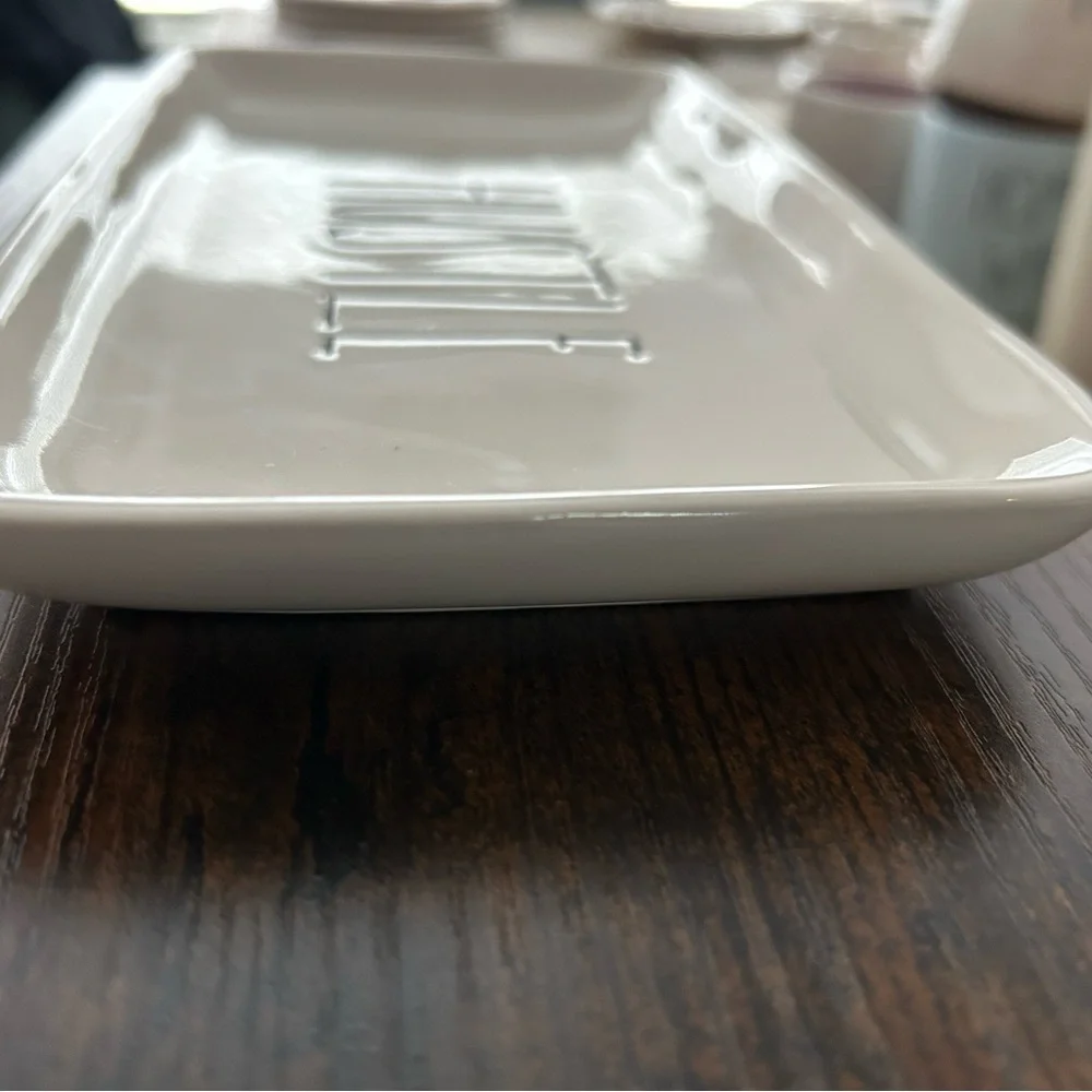 Rae Dunn HUSTLE Tray